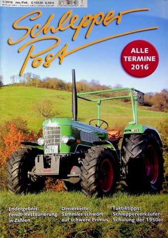 Deckblatt Schlepper Post (01/2016)